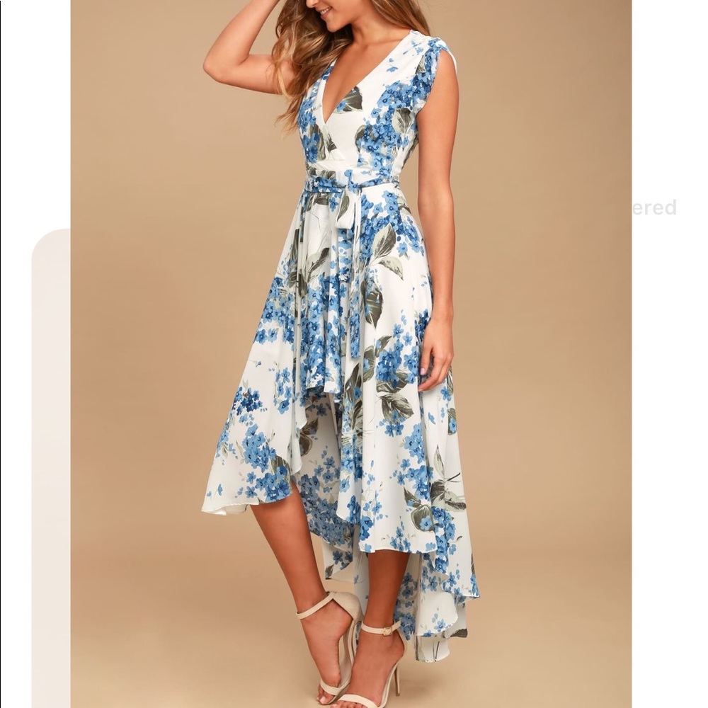 Lulu’s • French Countryside Floral High-Low Dress